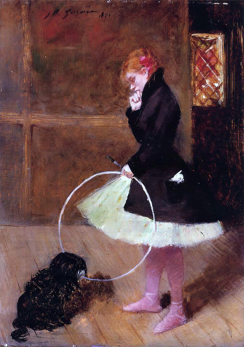 Jean-Louis Forain Dancer with a Hoop - Canvas Print