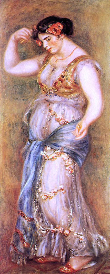 Pierre Auguste Renoir Dancer with Castanettes - Canvas Print