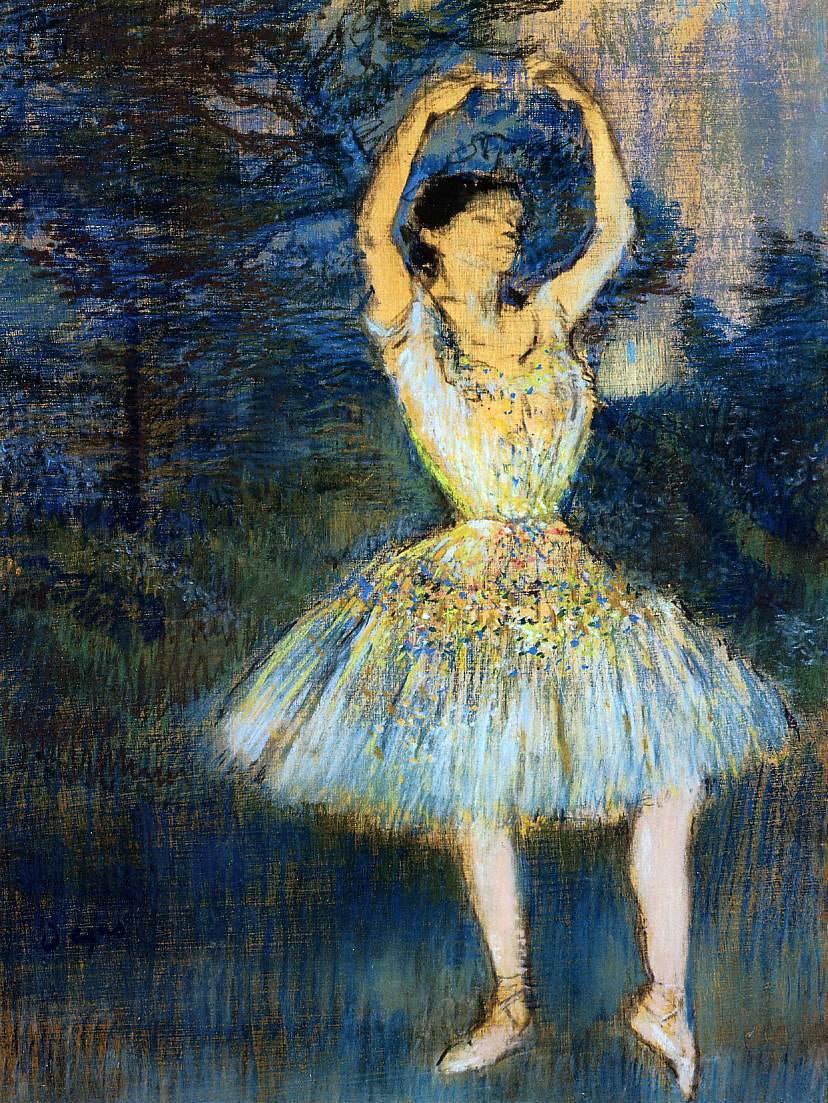 Edgar Degas Dancer with Raised Arms - Canvas Print