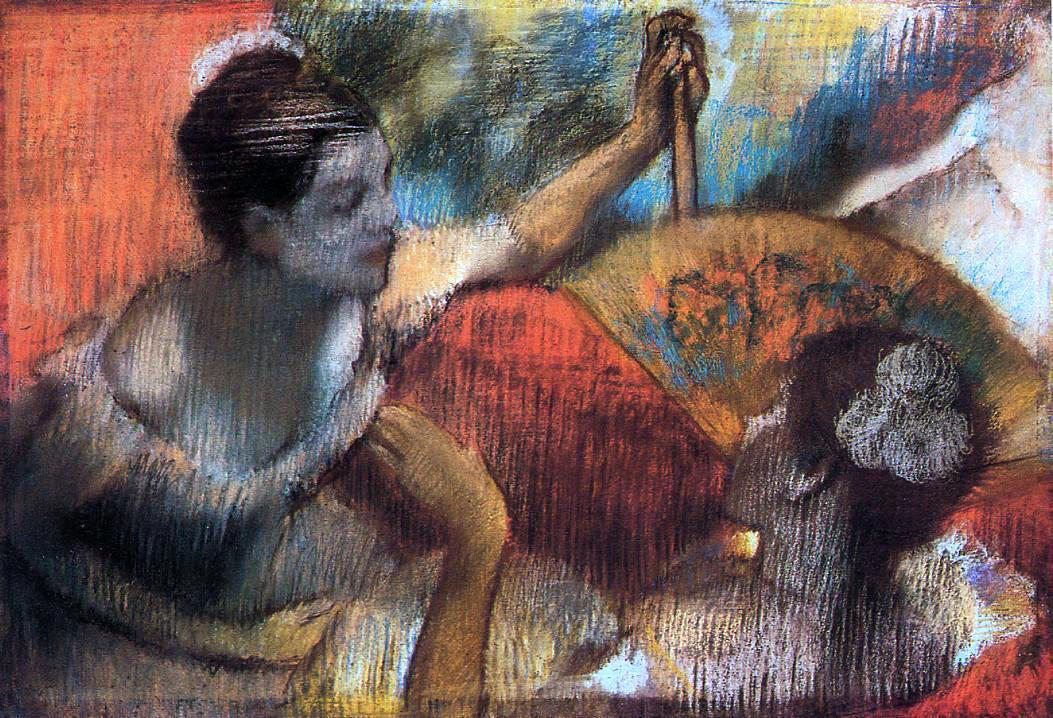 Edgar Degas Dancers in a Box - Canvas Print