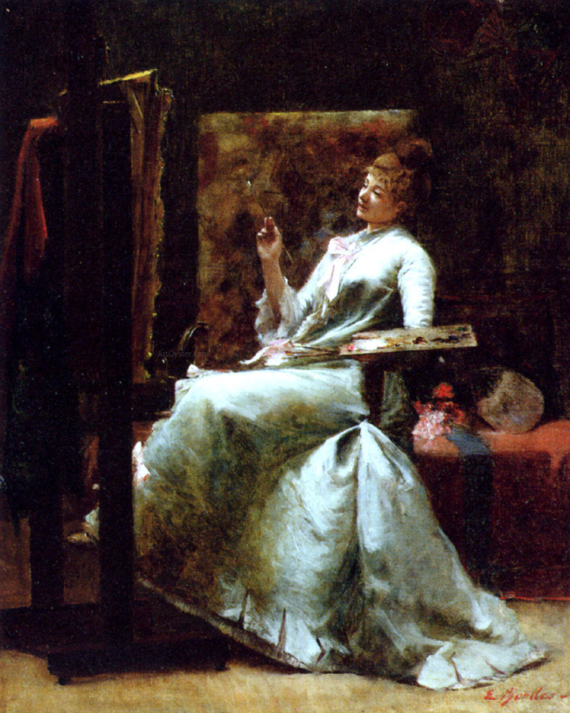 Ernest Bordes Dans l'atelier - Canvas Print