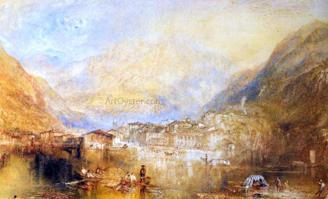 Joseph William Turner Dartmouth Castle, on the River Dart - Canvas Print