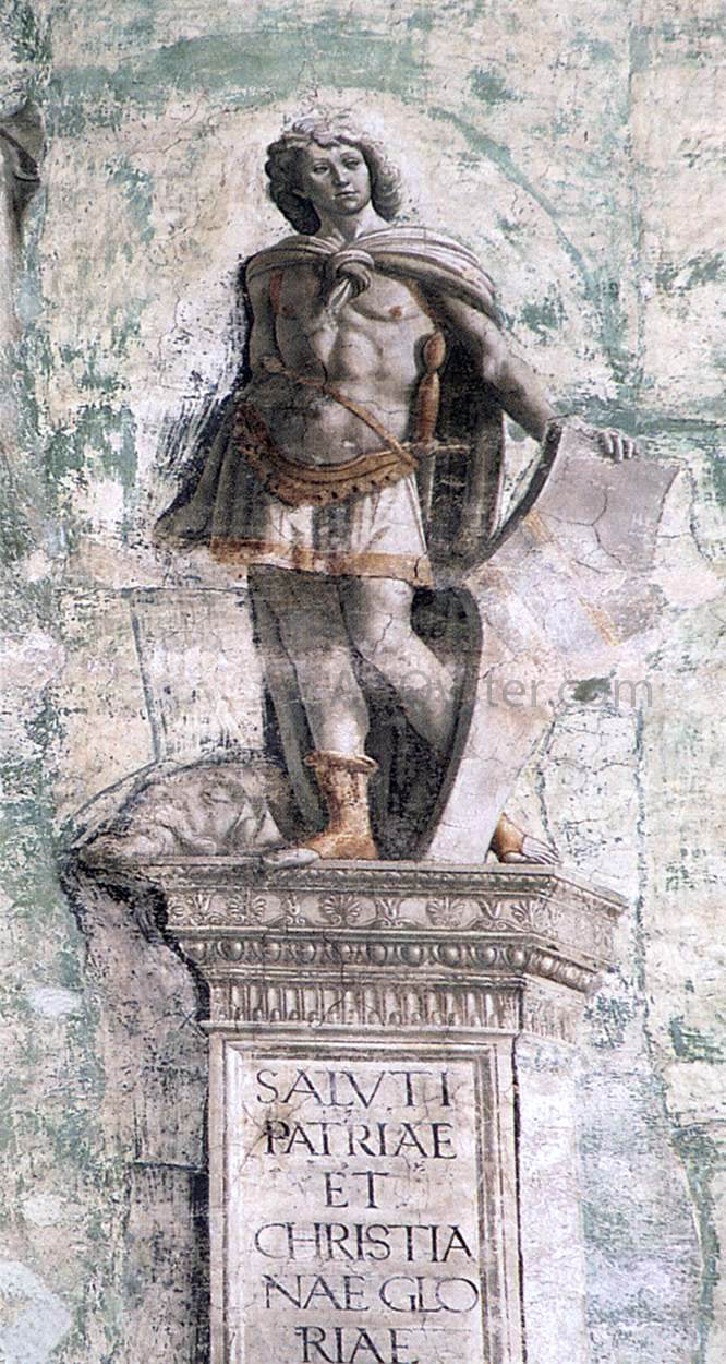 Domenico Ghirlandaio David - Canvas Print
