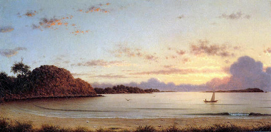 Martin Johnson Heade Dawn - Canvas Print