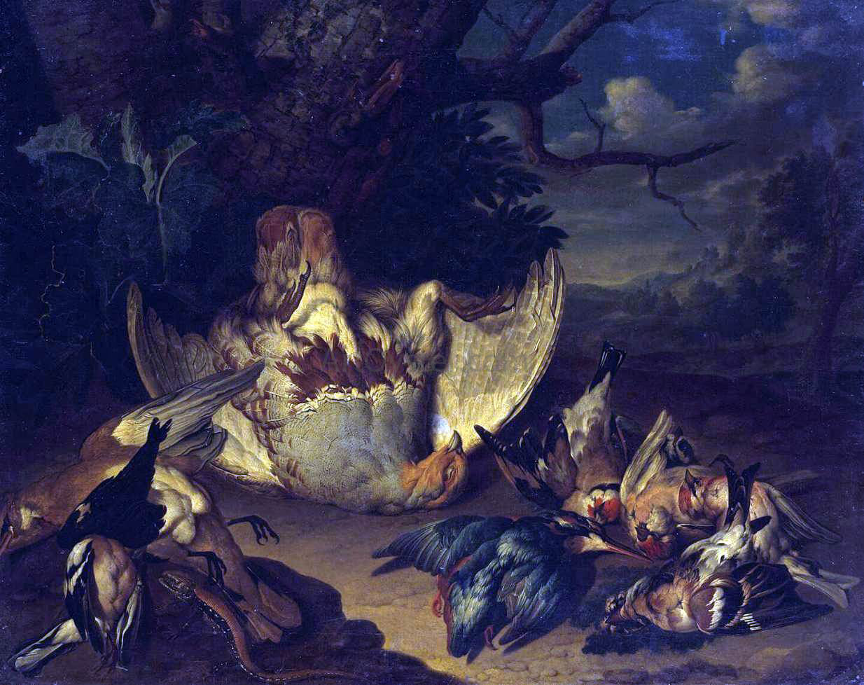 Philipp Ferdinand De Hamilton Dead Game - Canvas Print