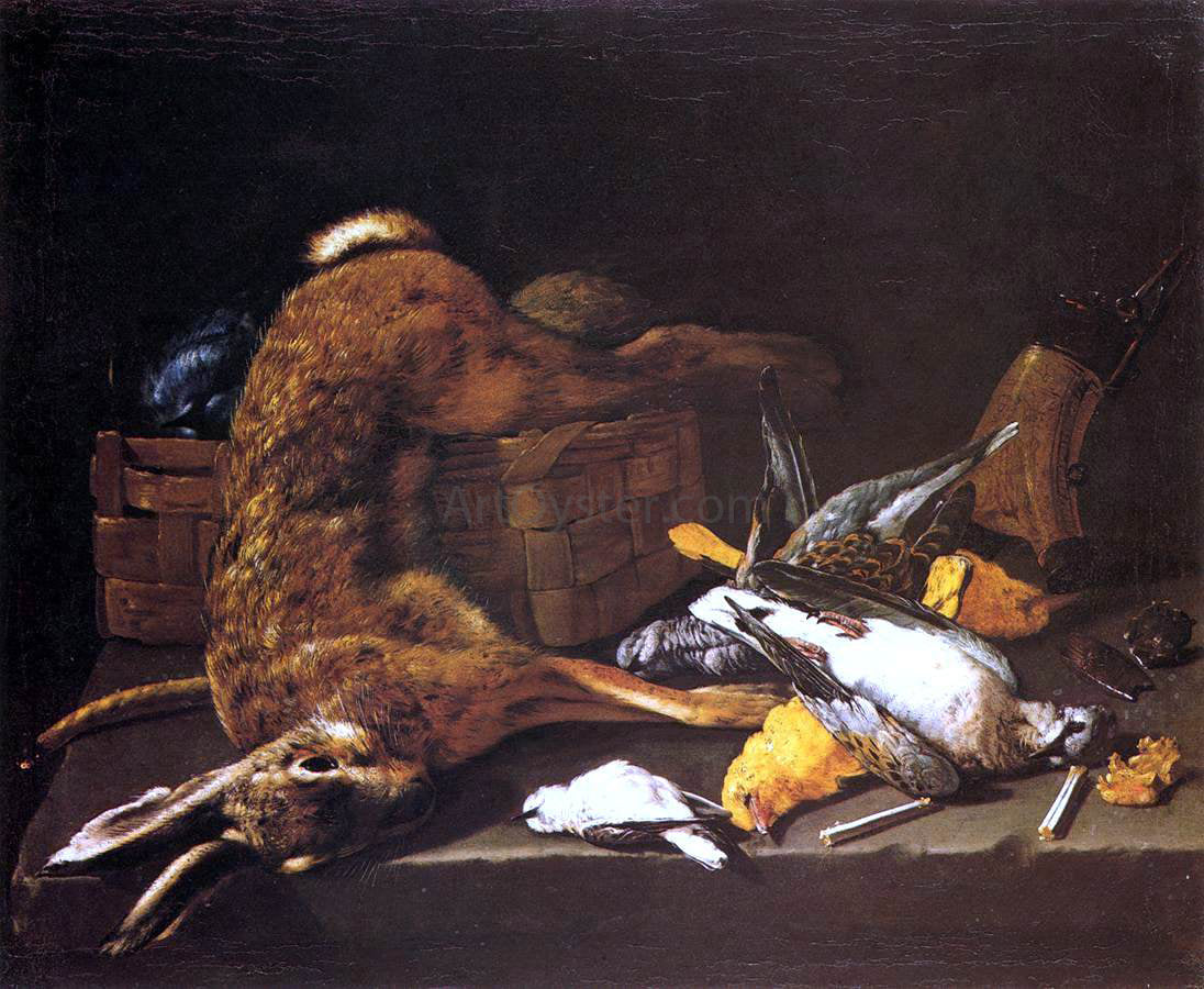 Giuseppe Recco Dead Games - Canvas Print