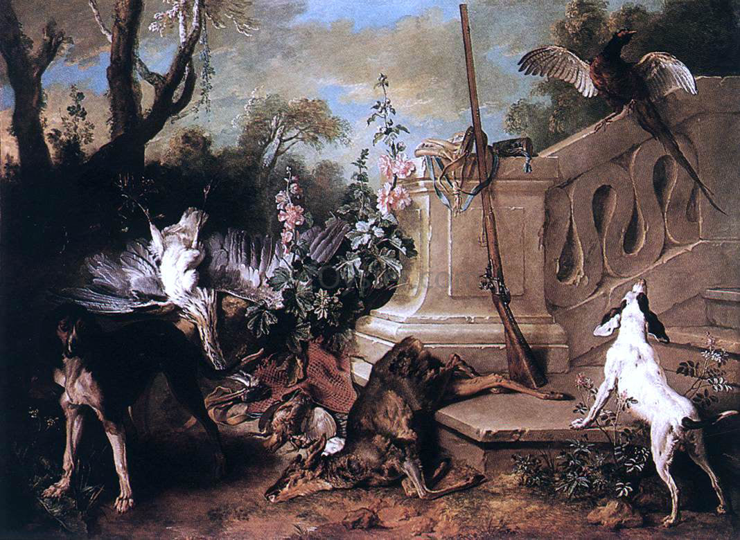 Jean-Baptiste Oudry Dead Roe - Canvas Print