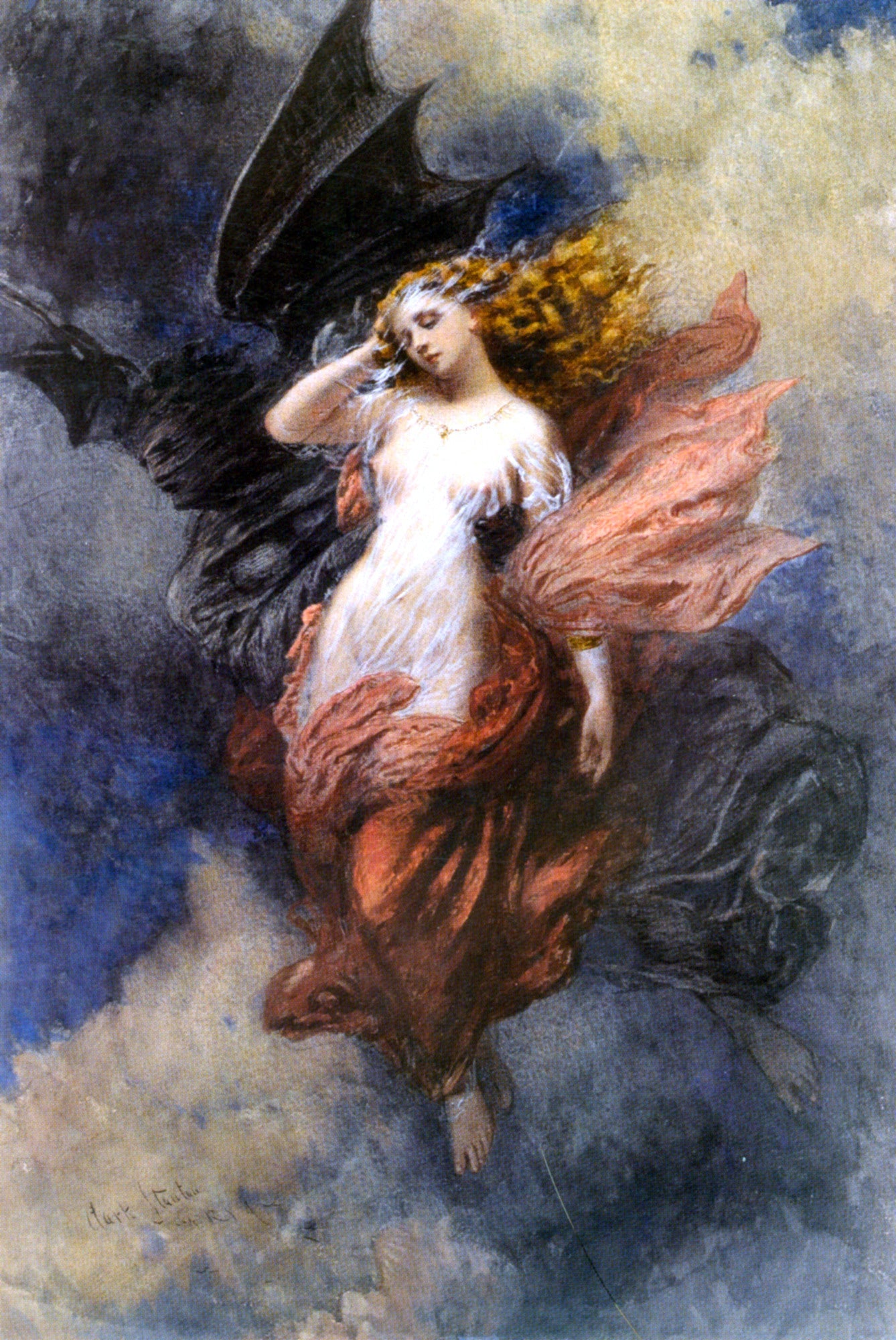 George Clark Stanton Death and the Maiden - Canvas Print
