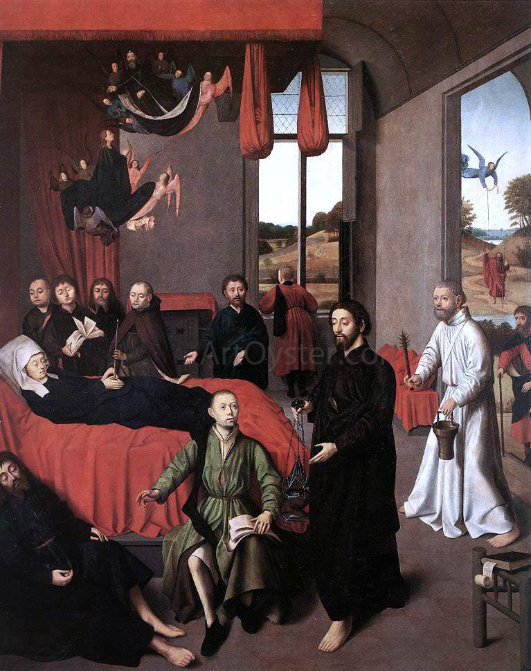 Petrus Christus Death of the Virgin - Canvas Print