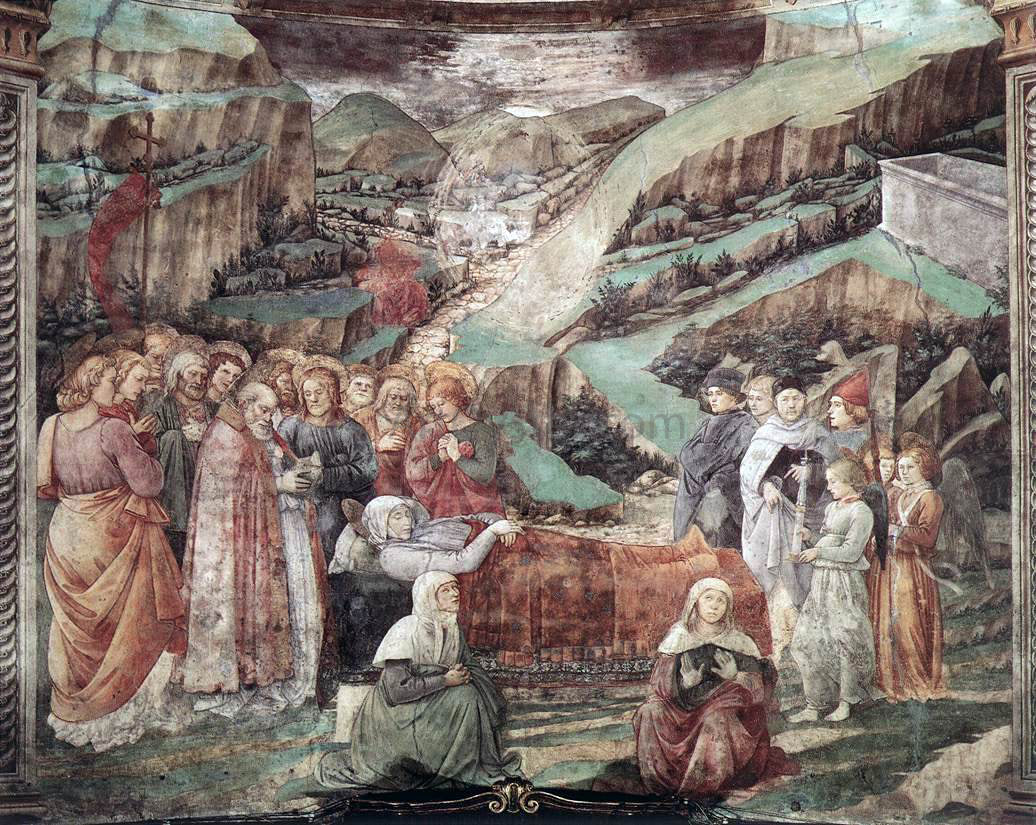 Fra Filippo Lippi Death of the Virgin - Canvas Print