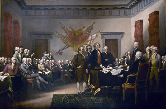 John Trumbull Declaration of Independence - Canvas Print