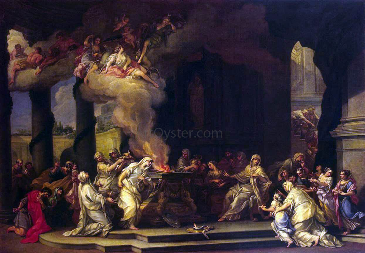 Alessandro Marchesini Dedication of a New Vestal Virgin - Canvas Print