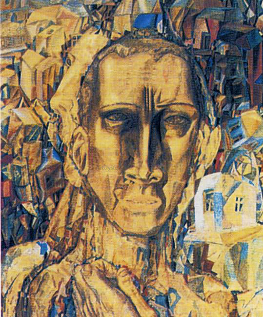 Pavel Filonov Defeater of the City - Canvas Print