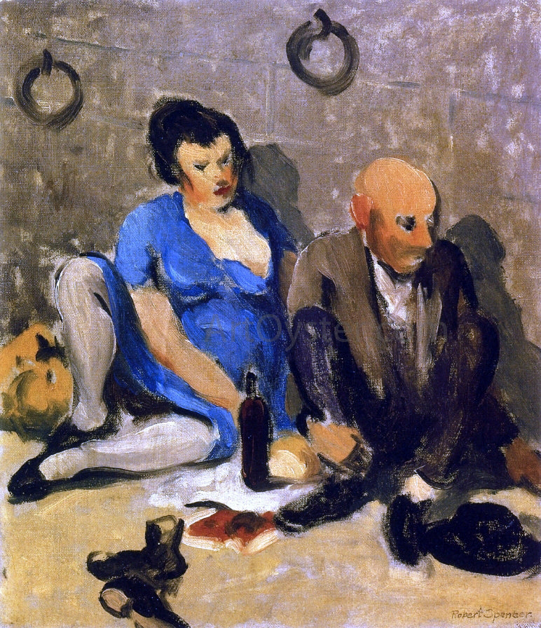 Robert Spencer Dejeuner - Canvas Print