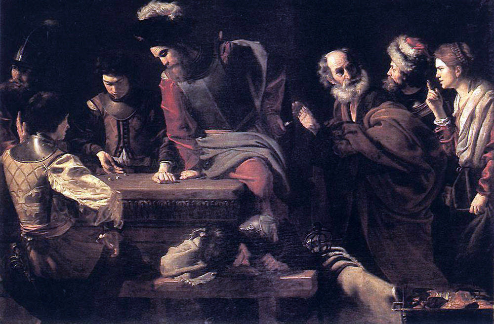 Nicolas Tournier Denial of St Peter - Canvas Print