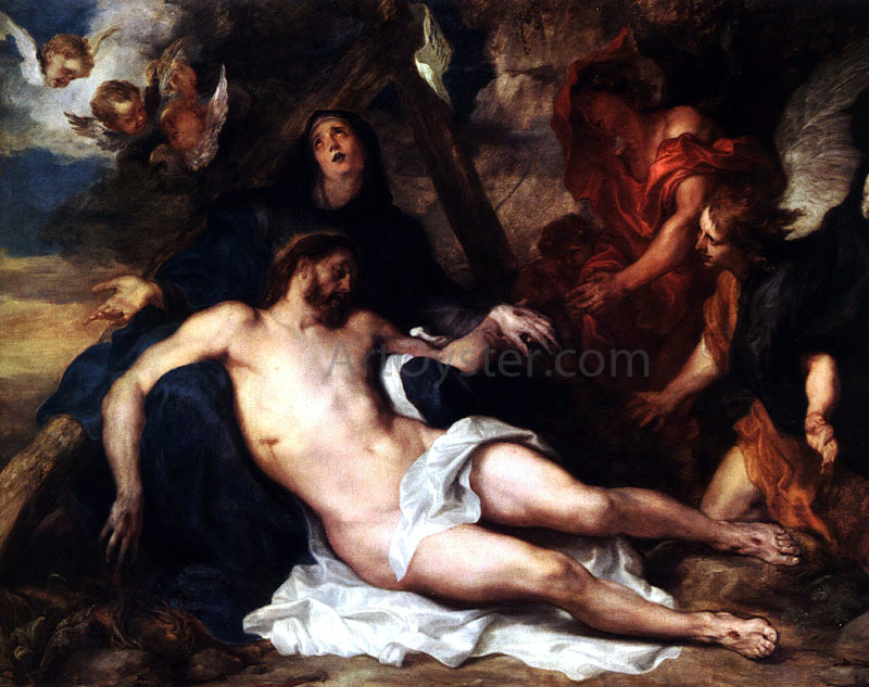 Sir Antony Van Dyck Deposition - Canvas Print