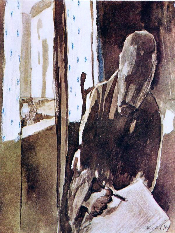 Paul Klee Der Zeichner am Fenster (also known as The Artist at the Window) - Canvas Print