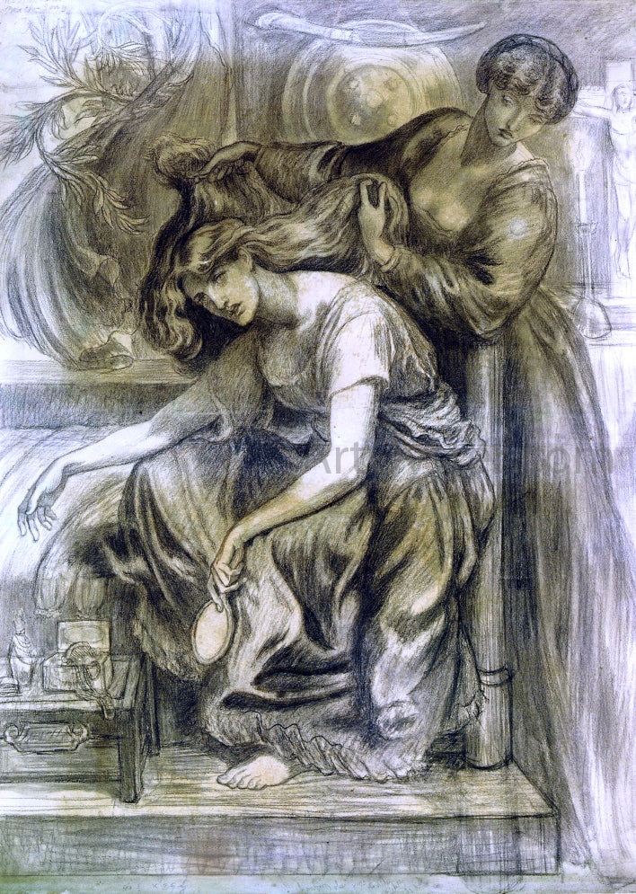 Dante Gabriel Rossetti Desdemona's Death Song - Canvas Print
