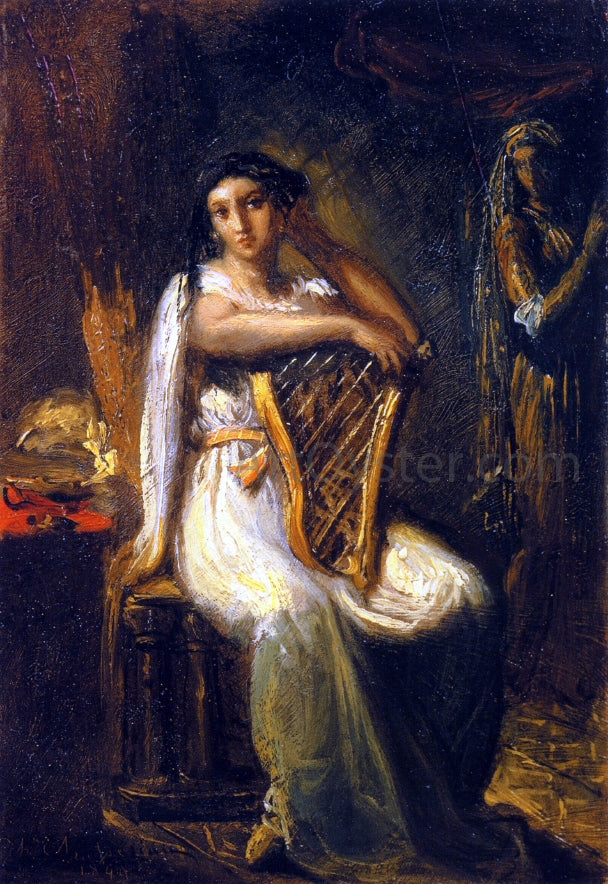 Theodore Chasseriau Desdomona - Canvas Print