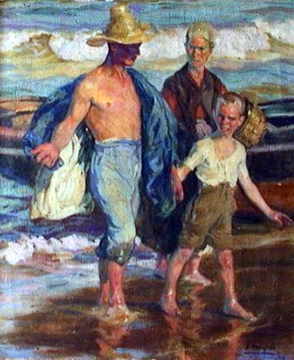 Mongrell Torrent Despues de la pesca - Canvas Print