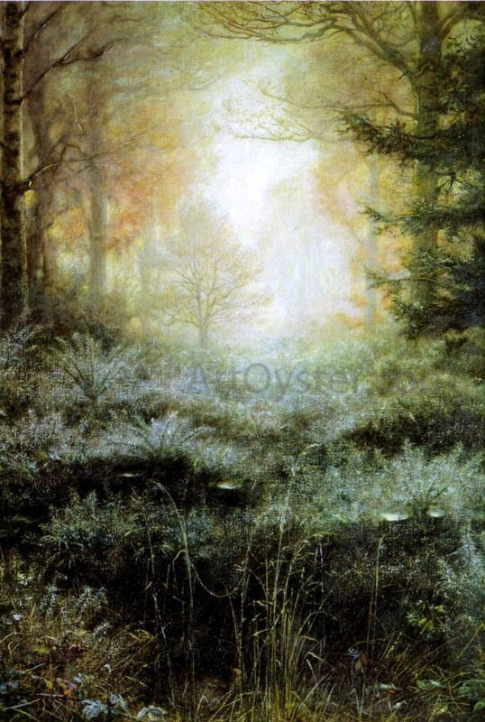 Sir Everett Millais Dew-Drenched Furze - Canvas Print