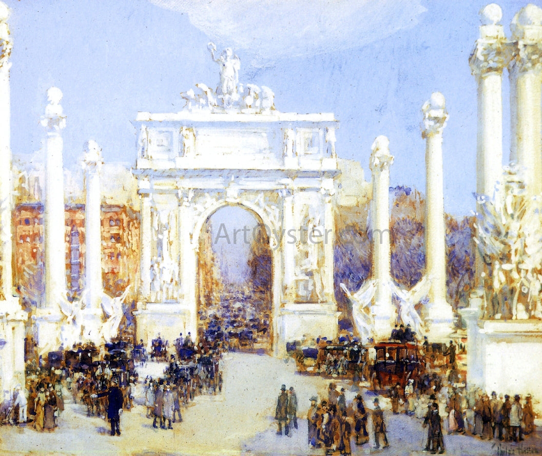 Frederick Childe Hassam Dewey's Arch - Canvas Print