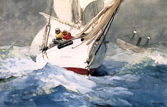 Winslow Homer Diamond Shoal - Canvas Print