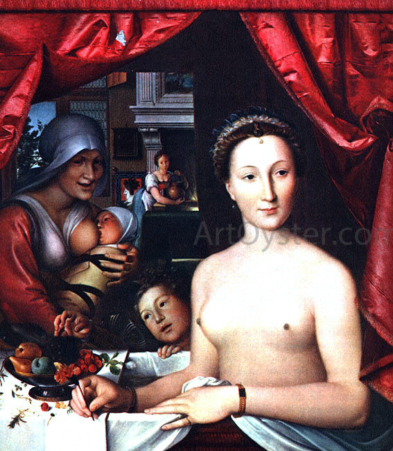 Francois Clouet Diane de Poitiers - Canvas Print