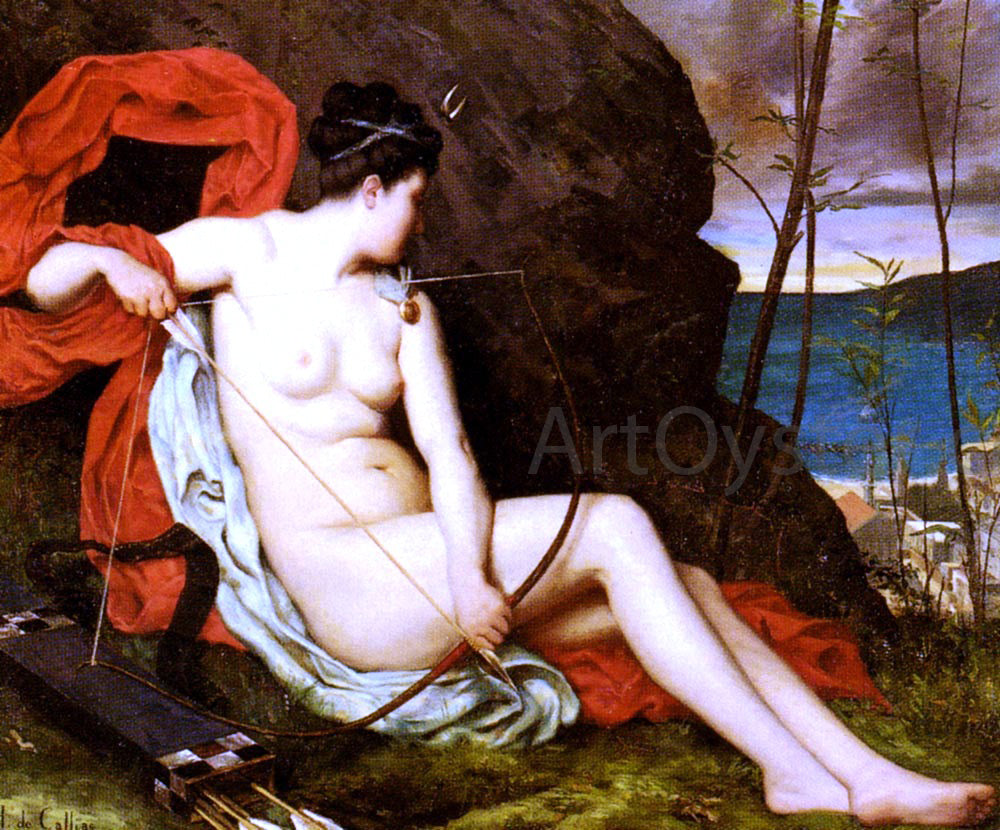 Horace De Callias Diane La Chasseuse - Canvas Print