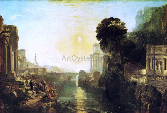 Joseph William Turner Dido Building Carthage (also known as The Rise of the Carthaginian Empire) - Canvas Print