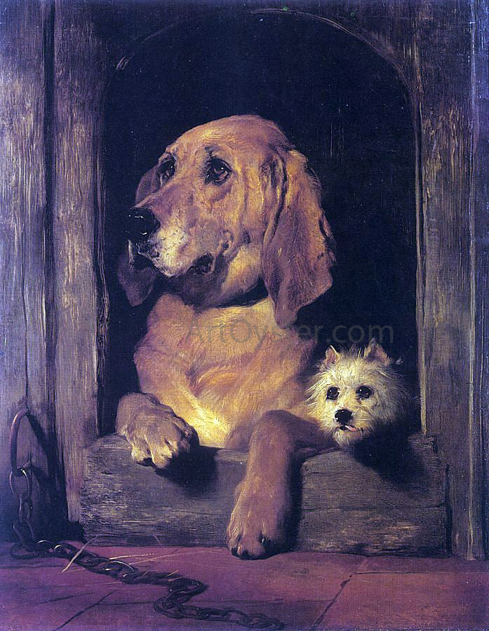 Sir Edwin Henry Landseer Dignity and Impudence - Canvas Print