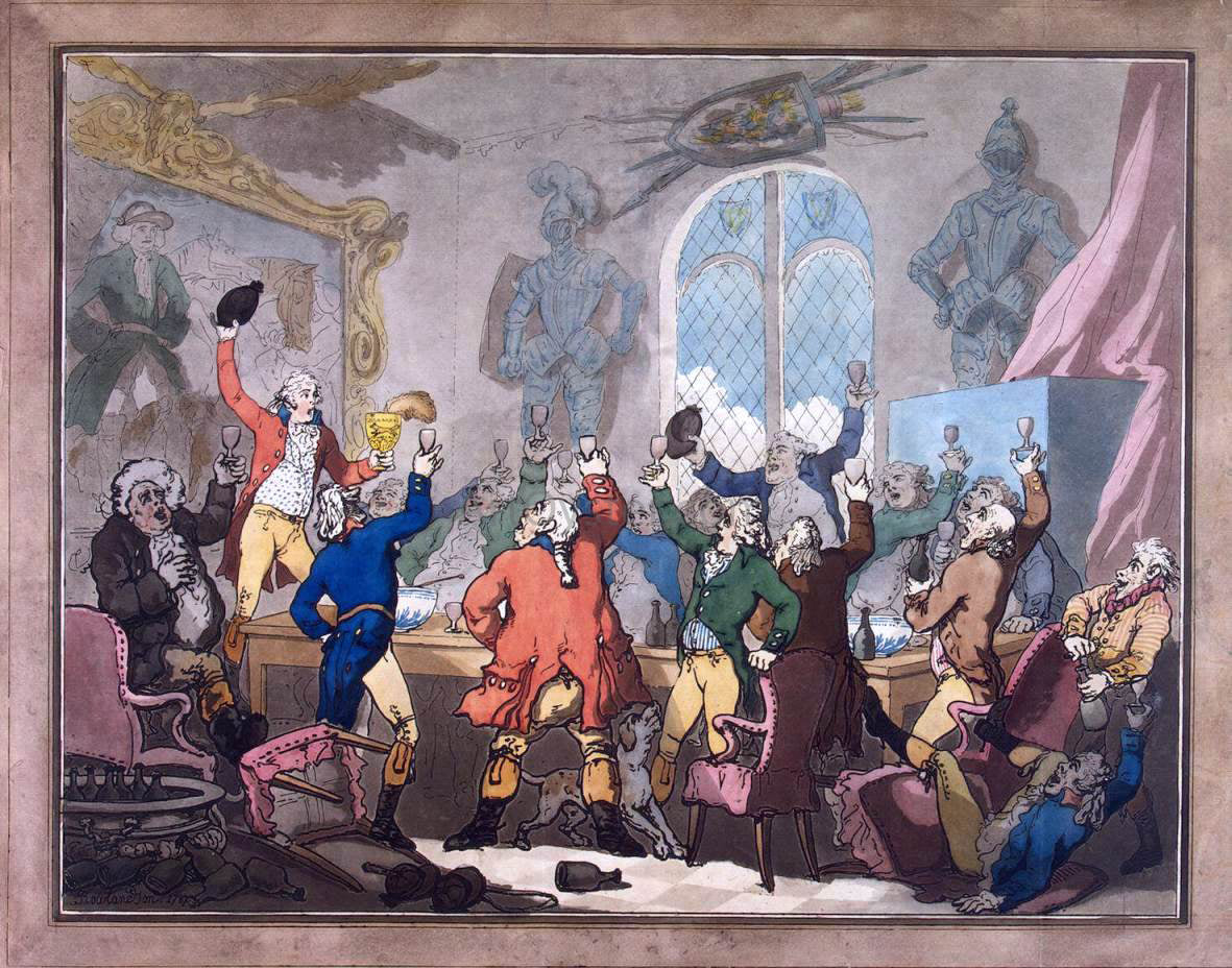 Thomas Rowlandson Dinner - Canvas Print