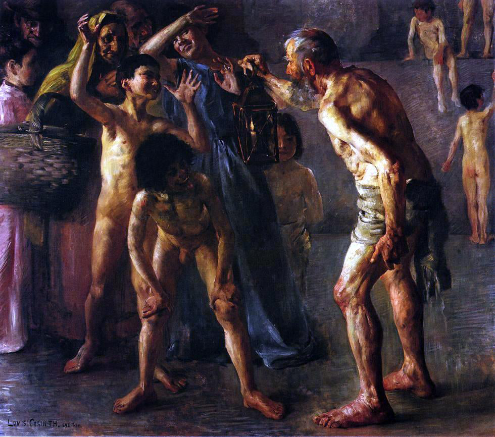 Lovis Corinth Diogenes - Canvas Print