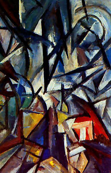 Olga Rozanova Disjunction of Forms - Canvas Print