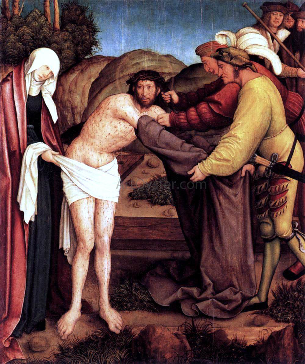 Bernhard Strigel Disrobing of Christ - Canvas Print