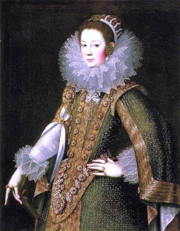 Rodrigo De Villandandro Dona Juana de Salinas - Canvas Print