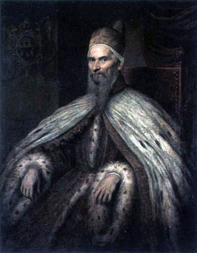 Leandro Bassano Doge Marcantonio Memmo - Canvas Print