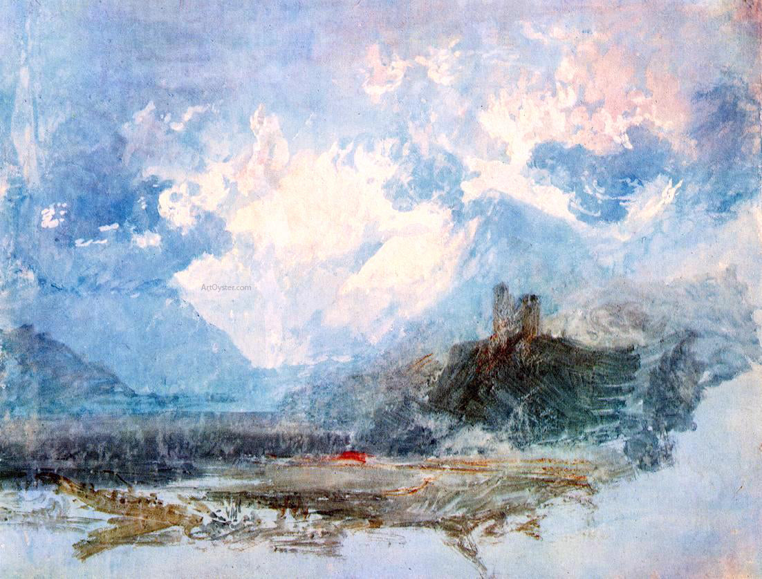 Joseph William Turner Dolbadern Castle - Canvas Print