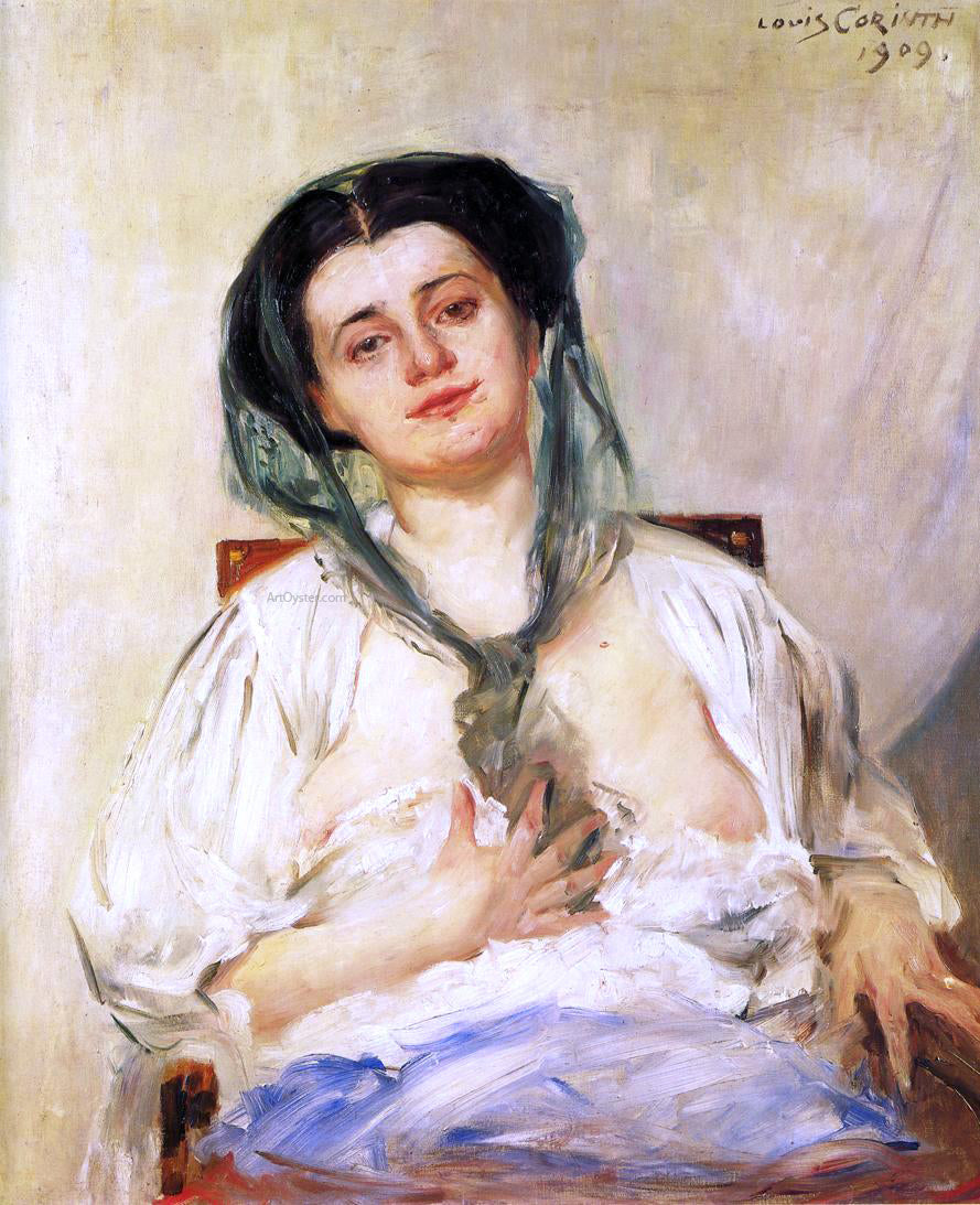 Lovis Corinth Donna Gravida - Canvas Print