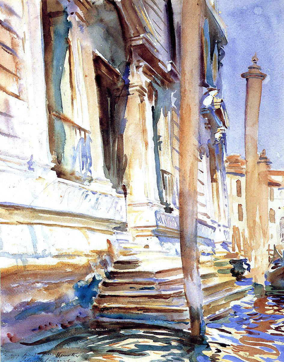 John Singer Sargent Doorway of a Venetian Palace - Canvas Print