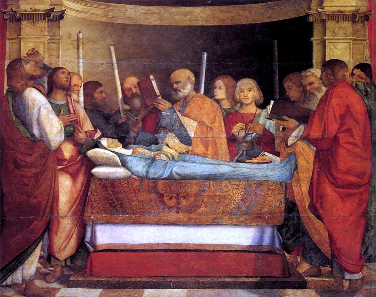 Pier Maria Pennacchi Dormition of the Virgin - Canvas Print