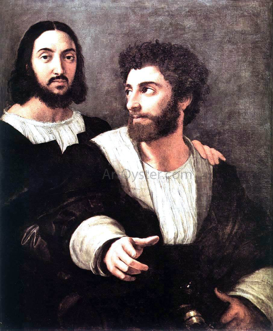 Raphael Double Portrait - Canvas Print