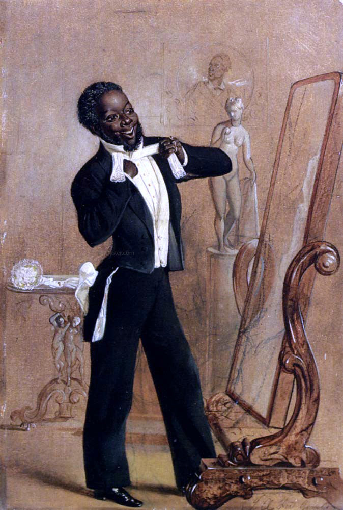 John Anster Fitzgerald Dreaming Of Better Things (Pic 1) - Canvas Print