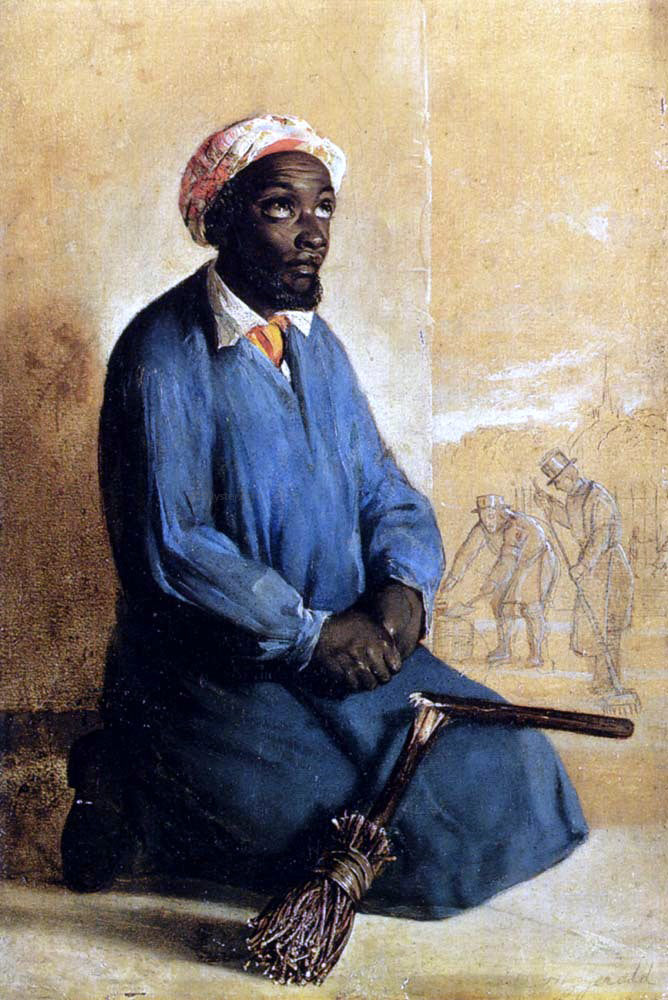 John Anster Fitzgerald Dreaming Of Better Things (Pic 2) - Canvas Print