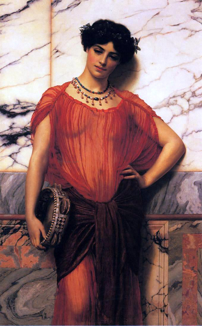 John William Godward Drusilla - Canvas Print