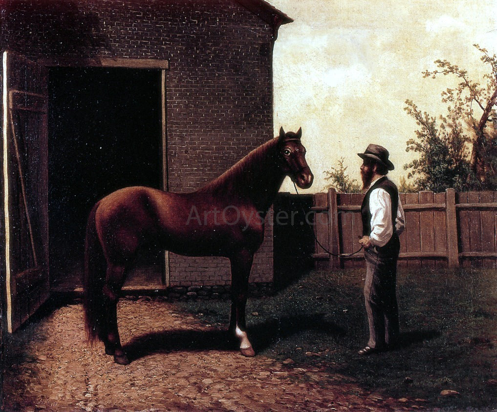 William Aiken Walker Dt. Diehl and Morgan Horse in Louisville Kentucky - Canvas Print