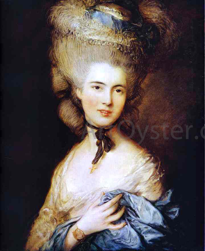 Thomas Gainsborough Duchess of Beaufort - Canvas Print