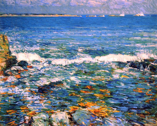 Frederick Childe Hassam Duck Island from Appledore - Canvas Print