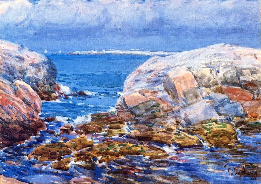 Frederick Childe Hassam At Duck Island, Isles of Shoals - Canvas Print