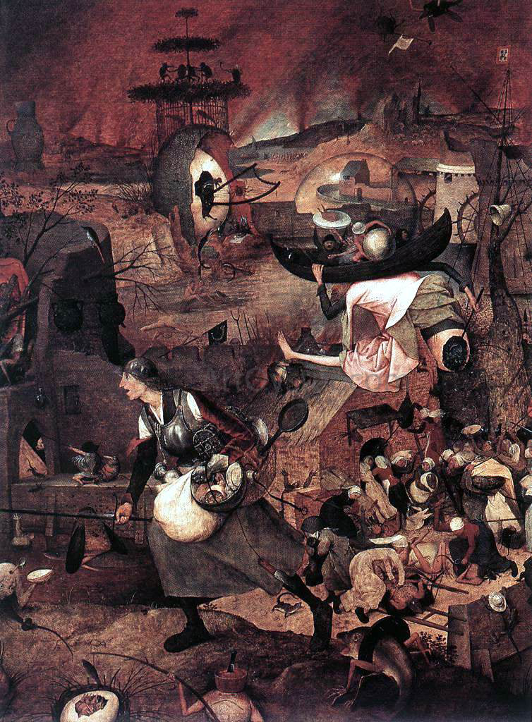 The Elder Pieter Bruegel Dulle Griet (detail) - Canvas Print